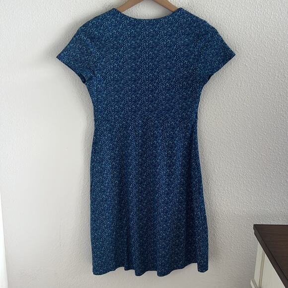 Soybu Yoga Performance Lifestyle Dress Active Dress Blue Geo Stretch Small - Picture 2 of 6